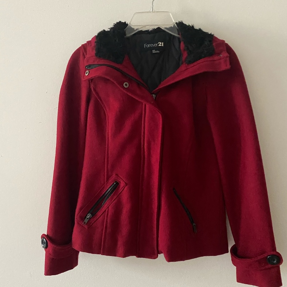 Red jacket